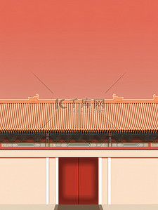 中国东方背景图片_中国宫殿建筑和屋檐东方美学15