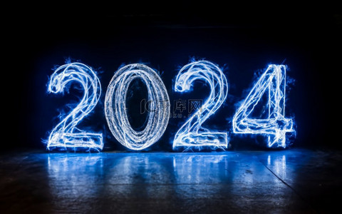 有很多数字的背景图片_数字2024创意潮流2024背景6