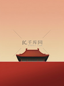 中国宫殿建筑背景图片_中国宫殿建筑和屋檐东方美学12