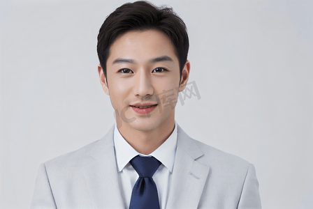 人像男士摄影照片_人物人像男士微笑