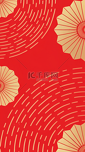 新中式数字配图背景图片_红金新年贺卡新年纹理底纹13