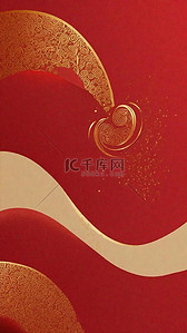 红流沙背景图片_新年质感红金抽象流沙纹理底纹17