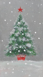 圣诞绿色质感背景图片_圣诞节红绿拼色肌理磨砂质感底纹
