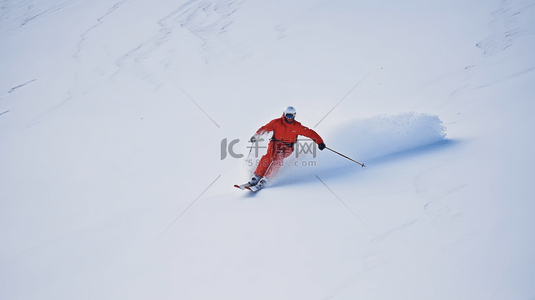 滑雪旗子背景图片_冬季运动滑雪运动背景