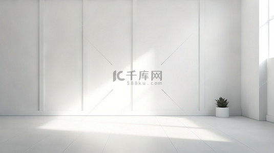 白墙艺术背景图片_白墙空间阳光光影电商背景6