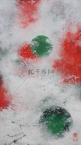 圣诞节红绿拼色肌理磨砂质感底纹