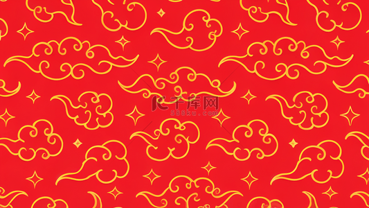 中国风新年通用中式平铺花纹底纹