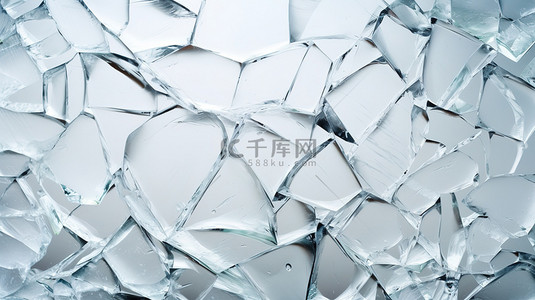 碎玻璃镜子破碎的表面15