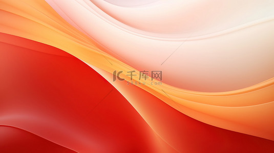 红色ppt背景图片_红色和橙色波浪形的抽象背景16