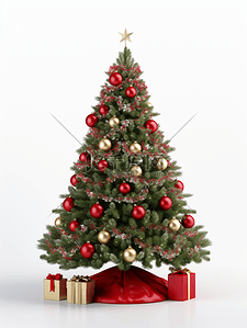 圣诞树图片背景图片_3D立体圣诞树图片9