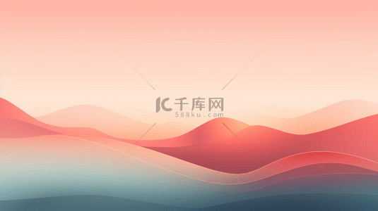 曲线装饰背景图片_彩色曲线波纹纹理质感简约背景23