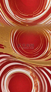 金色磨砂质感背景图片_红金色中式国风新年肌理磨砂质感金箔底纹