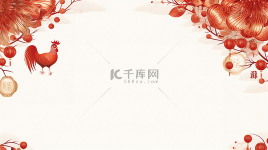 春节花朵白色壁纸背景9