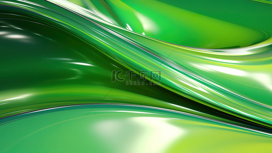 弥散绿色背景图片_绿色新能源液态弥散流体1