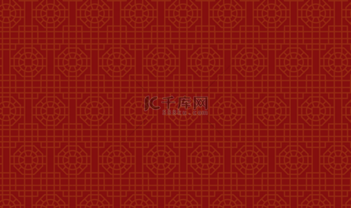 新年简约中式纹理平铺国风红色背景