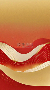 中式质感底纹背景图片_红金色中式国风新年肌理磨砂质感金箔底纹5