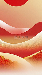 金色磨砂质感背景图片_红金色中式新年肌理磨砂质感金箔背景