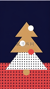 圣诞创意圣诞树背景图片_清新圣诞节纹理底纹背景