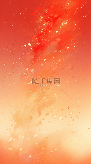新年背景图片_庆元旦金粉粒子红色简约背景