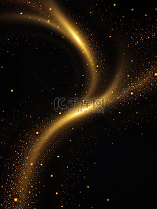 金色螺旋线形式抽象背景1