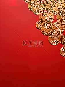 红色金箔背景图片_金箔简约纹理红色新年背景16