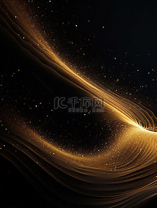 金色螺旋线形式抽象背景8
