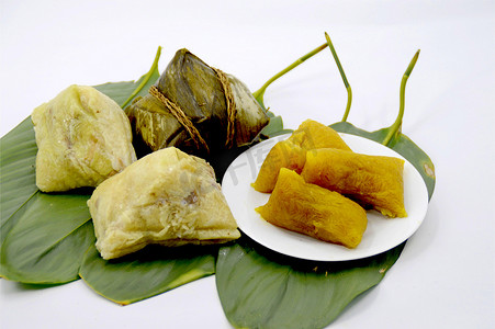 传统美食棕叶粽子