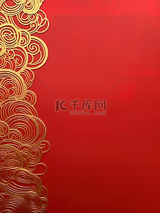 国庆期间的北京背景图片_金箔简约纹理红色新年背景9