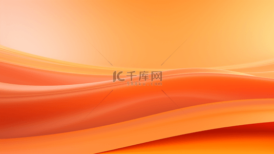 立体立体数字背景图片_橘色现代感曲线简约背景1