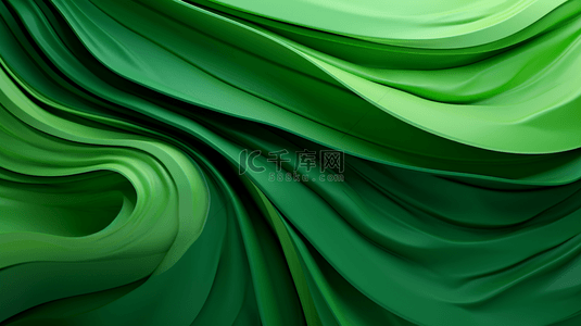 绿色现代感曲线纹理简约背景25
