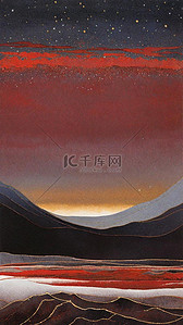 现代装饰画背景图片_岩彩室内现代文艺装饰画背景5