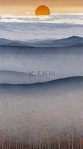 岩彩室内现代文艺装饰画背景10