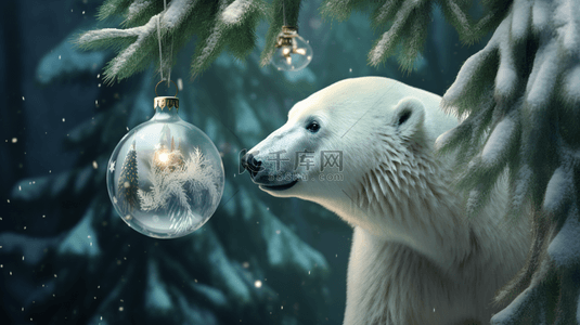 圣诞节北极熊图片8