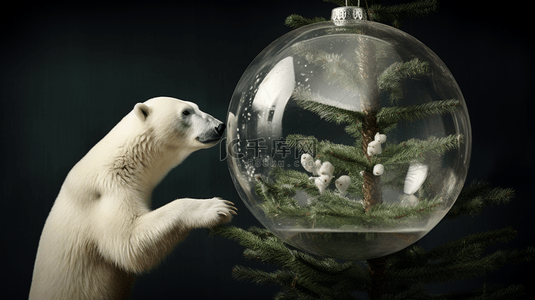 圣诞节北极熊图片3