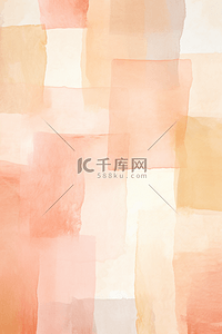 桃色粉色米色水彩质感纹理绘画背景12