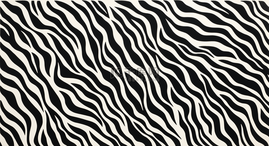 黑白抽象波浪线条纹理背景3
