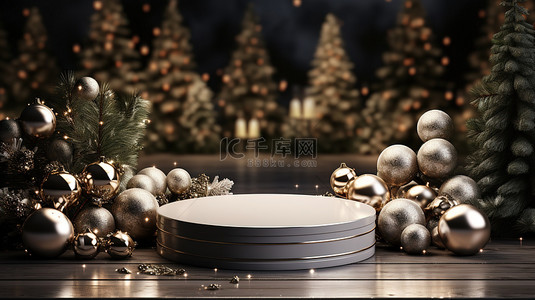 圣诞元素装饰节日背景1
