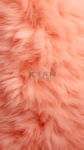 毛绒绒质感背景图片_柔和桃色毛绒潘通流行色背景