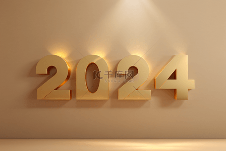 2024年新年元旦金色背景图片36