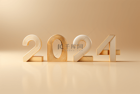 2024年年新年元旦金色背景图片223