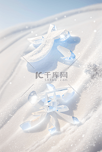 大寒节气冬天雪地背景图片109