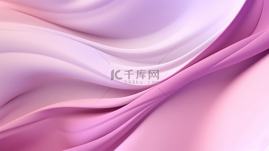 流动线条背景图片_浅粉色和浅紫色流式舞台背景7