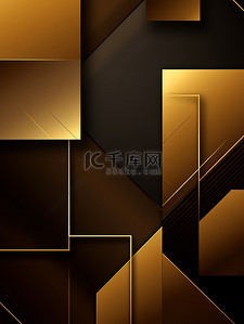 金色黑色渐变几何叠层背景7设计图