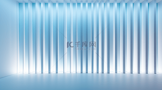 浅蓝色百叶窗透明玻璃长虹玻璃空间图片