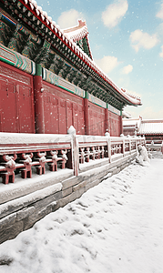 冬季故宫雪景摄影图20
