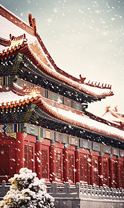 冬季故宫雪景摄影图21