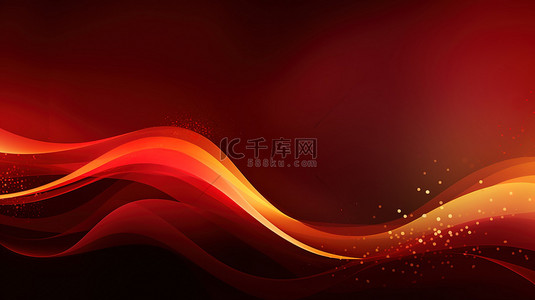 红色庆典背景图片_浅红色和深红色波浪抽象背景9