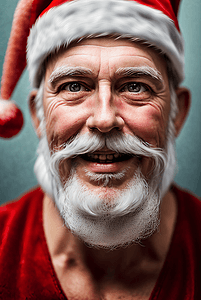 圣诞节微笑的圣诞老人图片7