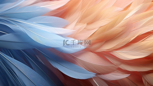 羽毛球logo背景图片_五彩羽毛的抽象背景16