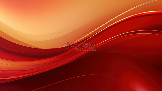 浅红色和深红色波浪抽象背景11